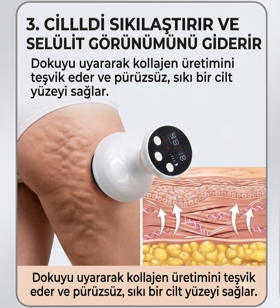 Demoss Pro Sıkılaşma & Selülit Giderme & Yağ Yakım Cihazı