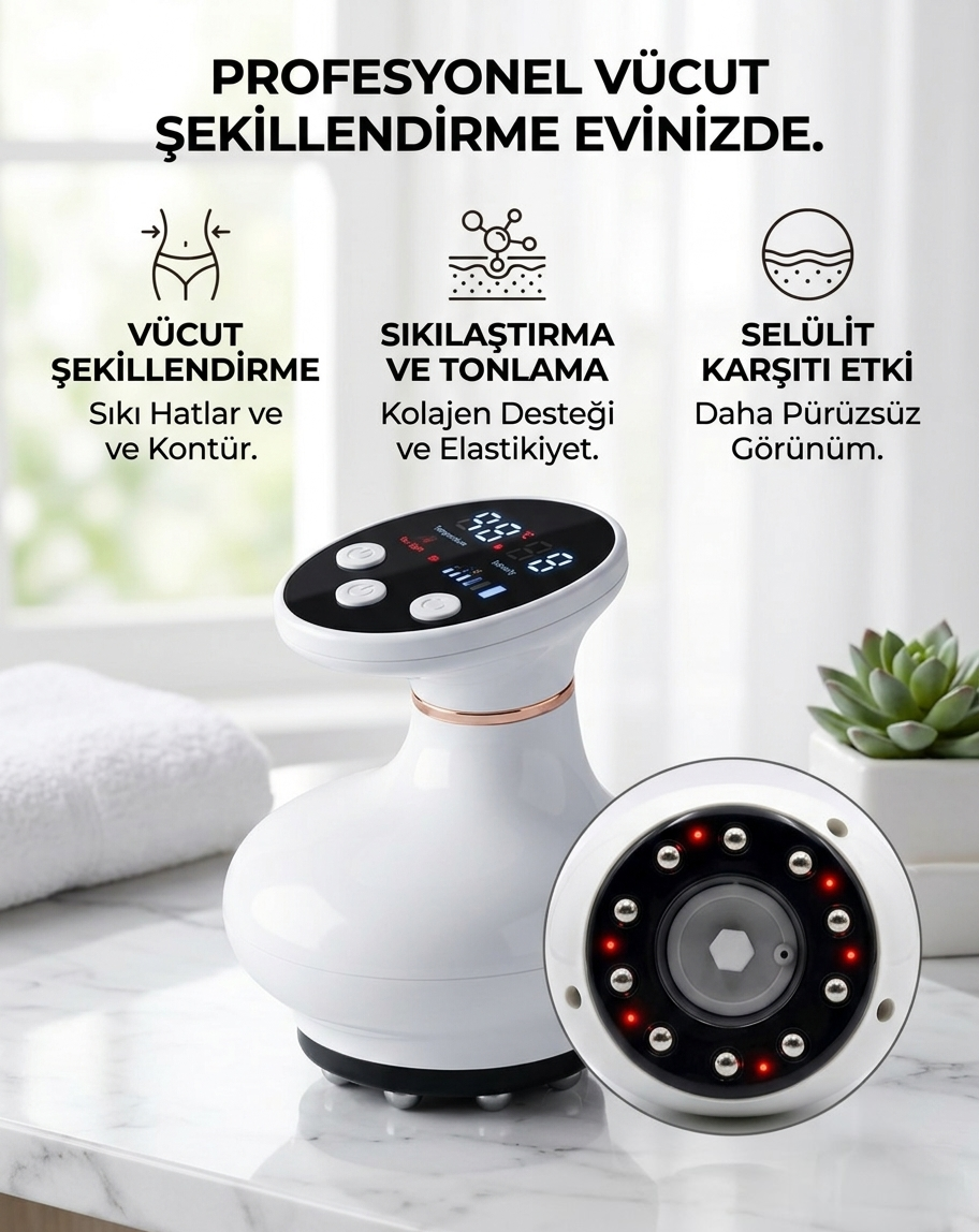 Demoss Pro Sıkılaşma & Selülit Giderme & Yağ Yakım Cihazı